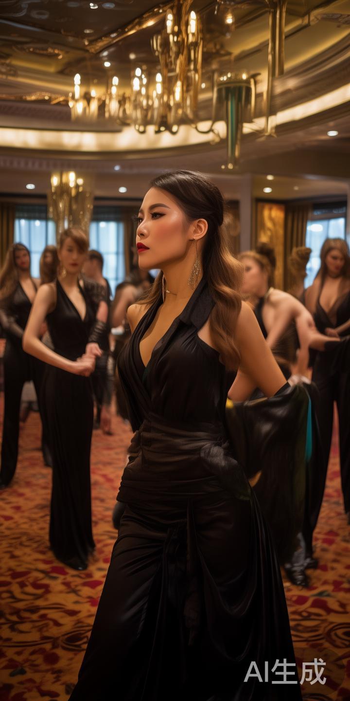 例如，某些明星级女优在加入赌场之前，曾在多家演出场