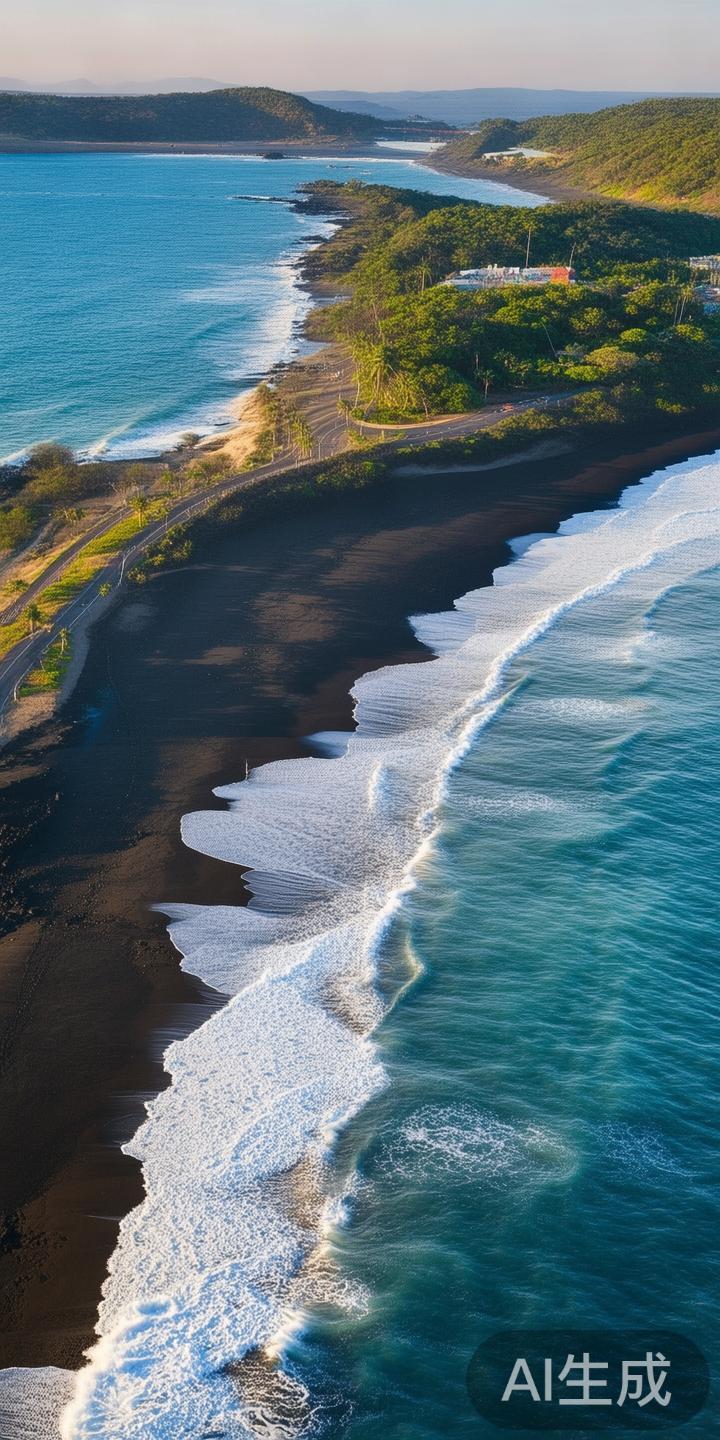5.&nbsp;路环岛及黑沙海滩
如果想远离都市喧嚣，建议